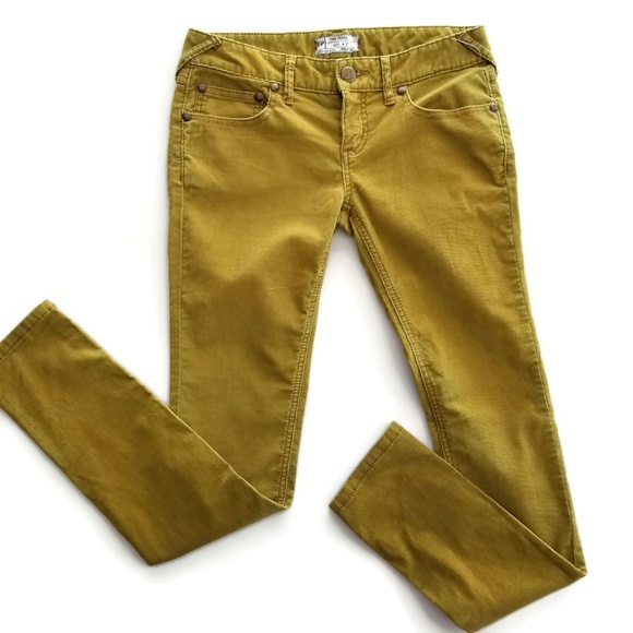 yellow bd jeans